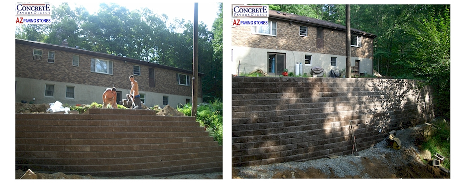 Concrete Pavers Direct - Retaining Wall