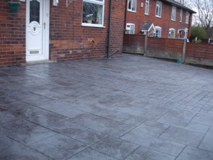 concrete driveway